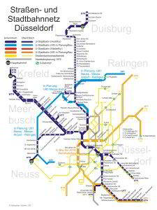 Metro kartta Düsseldorf 3