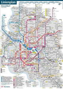 Mapa metra Düsseldorf 5