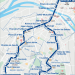 Rouen carte du métro