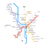Мапа метро Тулуза 1