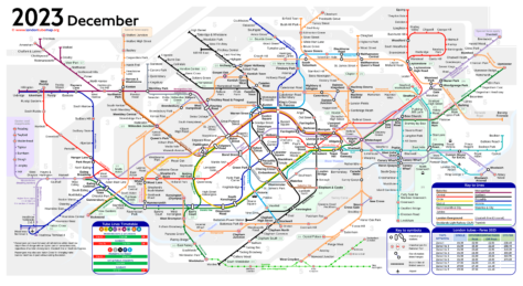 Карта лондонского метрополитена