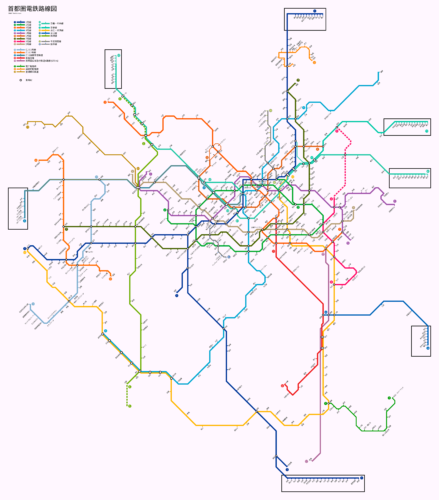 首爾地鐵地圖日文