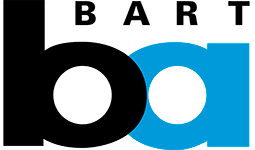 Logo della metropolitana di San Francisco (BART).