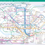 Plan du métro de Francfort.