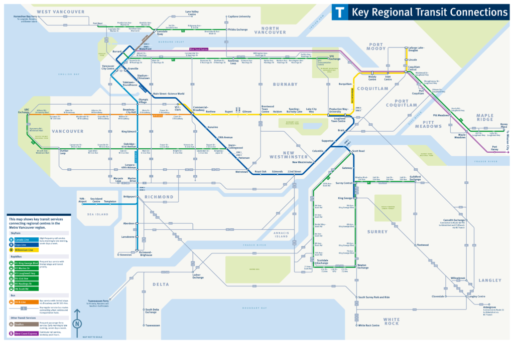 Vancouver SkyTrain Map