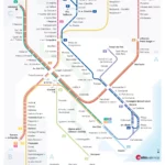 Valencian metro kartta 2023 kirjoittanut Tom Göpel